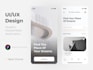 do clean and minimalist mobile app ui design