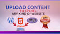 upload website to cpanel