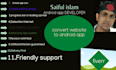 convert website to android app
