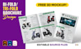 design professional company brochure, bifold brochure, trifold brochure design