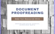diligently proofread your creative or business documents
