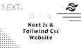 build react js next js website with tailwind css