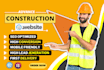 design advance construction, remodeling website for your company