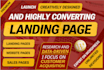 design a powerful landing page using elementor pro