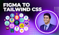 convert figma, psd, xd to tailwind css html reactjs