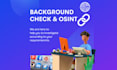 conduct a background check and skip tracing