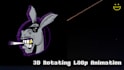 3d rotating logo animation spin loop
