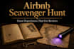 design a executable scavenger hunt blueprint for your airbnb