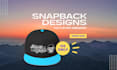 design embroidery snapbacks, caps, and dad hats