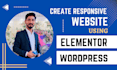 develop elementor wordpress website