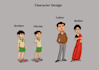 design a cartoon character