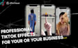 make effects to grow your tiktok account
