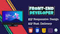 be your website developer using HTML, CSS, bootstrap tailwind and javascript