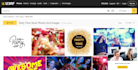 party rental website with booking and photo booth website