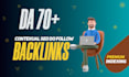 build whitehat seo contexual  dofollow backlinks with high da