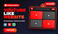 build a custom video streaming website like youtube