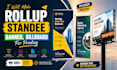 make a rollup standee, banner, billboard for printing