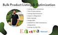do product upload on ebay amazon bulk product listing on shopify walmart etsy