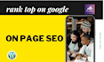 do perfect wordpress on page SEO optimization