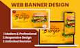 design an awesome website banner and header design