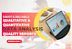 do data analysis and report writing