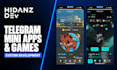 develop custom telegram mini apps and games