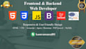 be your frontend backend web developer figma to HTML PHP laravel web development