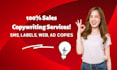 write bulk sale SMS, labels and website copywriting
