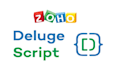write zoho deluge script or rest API for any zoho apps