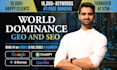 premium GEO SEO aeo backlinks service for top google and ai llm visibility