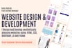 develop professional websites using HTML CSS js PHP sql