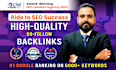 get your high quality do follow SEO backlinks