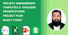 create automatic gantt chart, tracker, dashboard in excel