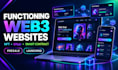 develop nft minting website, web3 dapp, smart contract, presale and launchpad