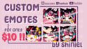 create custom emotes for twitch , discord , youtube