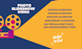 create wedding, birthday and any event slideshow video