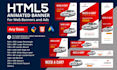 design animated HTML5 banner ads for google display ads