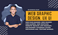 create web banner, website slider, web graphics, website design, figma