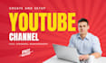 create and setup youtube channel logo,banner,intro and outro