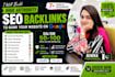 high quality dofollow SEO backlinks manual link building for google top ranking