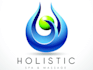 give creative massage logo design with new concepts