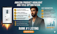update amazon listing with SEO amazon title and product highlights