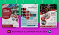 design a modern business flyer, poster or corporate flyer