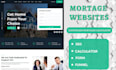build mortgage website mortgage landing page mortgage calculator website