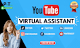 be your professional youtube virtual assistant