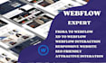 design a webflow website, webflow blog, xd, figma to webflow, webflow expert