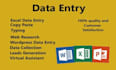 do fast typing jobs, data entry , rewrite articles