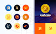 design a professional crypto blockchain and web3 logo