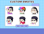 make awesome custom emotes, panels, icons, sub badges