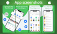 Design awesome app screenshots for ios or android app by Uiux_design786 ...